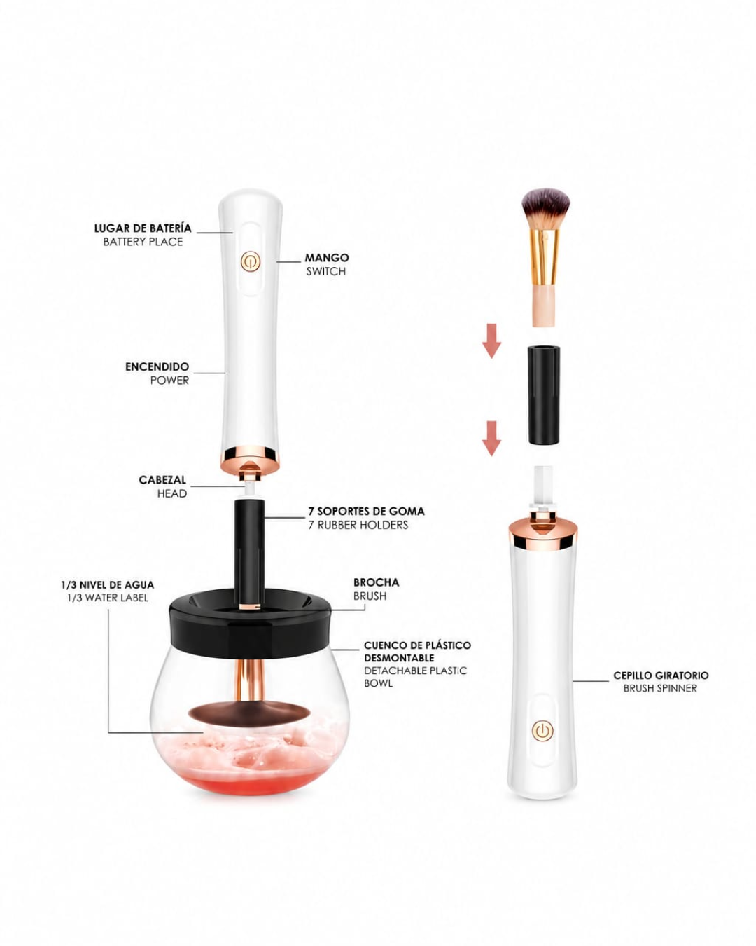LIMPIADOR DE MAKEUP BRUSHES
